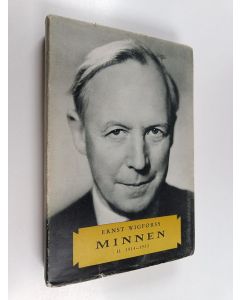 Kirjailijan Ernst Wigforss käytetty kirja Minnen 2 : 1914-1932