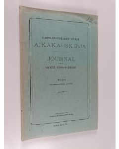käytetty kirja Suomalais-ugrilaisen seuran aikakauskirja XLIII - Journal de la Société finno-ougrienne XLIII