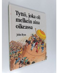 Kirjailijan John Ryan käytetty kirja Tyttö, joka oli melkein aina oikeassa