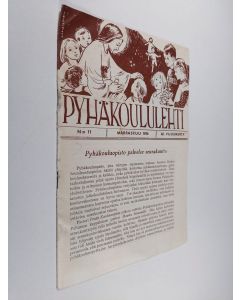 Kirjailijan T. J. Vauramo käytetty teos Pyhäkoululehti 11/1956