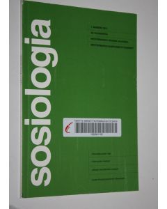 käytetty kirja Sosiologia 1/2011 : Westermarck-seuran julkaisu