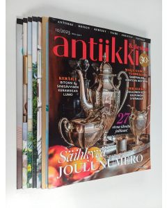 käytetty kirja Antiikki & design vuosikerta 2017 (1-10, puuttuu osat 1, 4, 5)