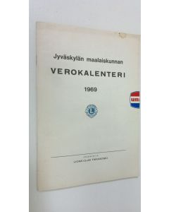 käytetty teos Jyväskylän maalaiskunnan verokalenteri 1969