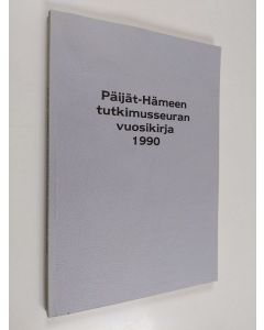 käytetty kirja Päijät-Hämeen tutkimusseuran vuosikirja 1990
