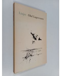 Kirjailijan Olof Lagercrantz käytetty kirja Linjer