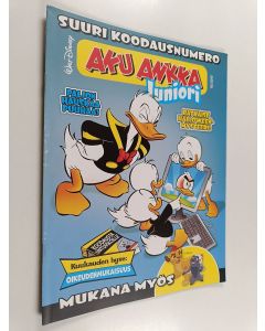 Kirjailijan Walt Disney käytetty teos Aku Ankka Juniori 10/2017