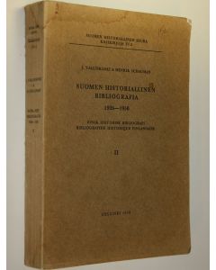 Kirjailijan Jorma Vallinkoski käytetty kirja Suomen historiallinen bibliografia 1926-1950 = Finsk historisk bibliografi 1926-1950 = Bibliographie historique finlandaise 1926-1950 2