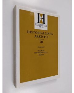 käytetty kirja Historiallinen arkisto 70