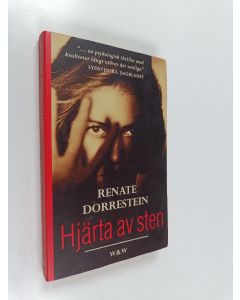 Kirjailijan Renate Dorrestein käytetty kirja Hjärta av sten