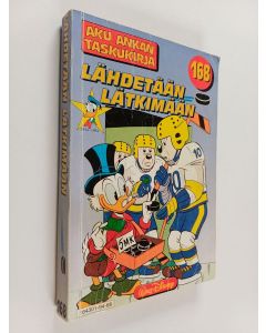 Kirjailijan Walt Disney käytetty kirja Lähdetään lätkimään