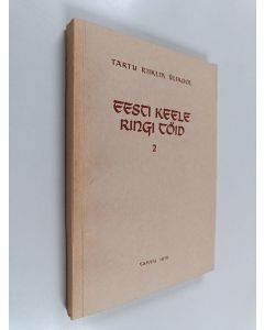 Kirjailijan M. Raitar käytetty kirja Eesti keele ringi töid 2