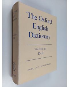 Kirjailijan Oxford University Press käytetty kirja The Oxford English Dictionary Volume 3: D-E