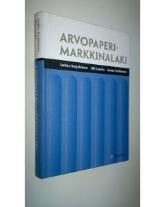 Kirjailijan Jarkko Karjalainen käytetty kirja Arvopaperimarkkinalaki (2008)