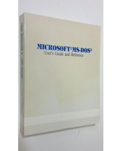 käytetty kirja Microsoft MS-DOS User's Guide : Operating System Version 3.3