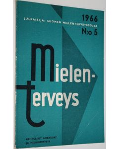 käytetty kirja Mielenterveys nro 5/1966