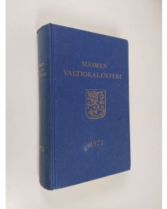käytetty kirja Suomen valtiokalenteri 1972