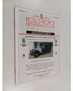 käytetty teos Rolls-Royce enthusiasts' club for Rolls-Royce and Bentley owners : October 1992