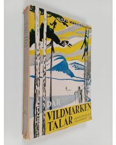 Kirjailijan Ludvig Munsterhjelm käytetty kirja Där vildmarken talar
