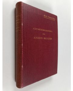 Kirjailijan Auguste Sabatier käytetty kirja Auktoritetsreligionerna och andens religion