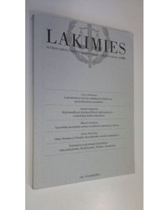 käytetty kirja Lakimies 6/2008 : Suomalaisen lakimiesyhdistyksen aikakauskirja