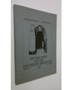 käytetty kirja Mitteilungen aus der Deutschen Bibliothek nr.10 1976