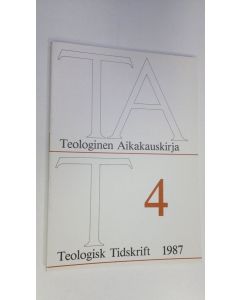 käytetty kirja Teologinen aikakauskirja 4/1987