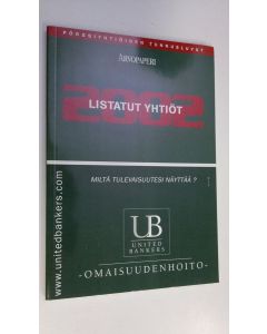 käytetty kirja Listatut yhtiöt 2001-2002