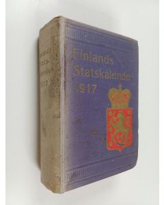 käytetty kirja Finlands statskalender För året 1917
