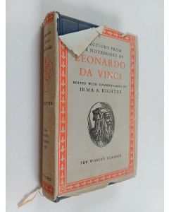 Kirjailijan V Leonardo käytetty kirja Selections from the notebooks of Leonardo da Vinci