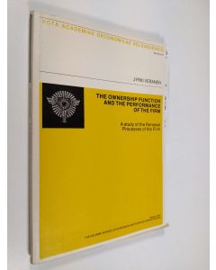 Kirjailijan Jyrki Veranen käytetty kirja The ownership function and the performance of the firm : a study of the renewal processes of the firm