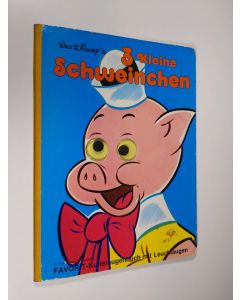 Kirjailijan Walt Disney käytetty kirja 3 kleine schweinchen