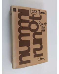 Kirjailijan Lassi Nummi käytetty kirja Runot 1947-1977