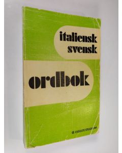 käytetty kirja Italiensk-svensk ordbok
