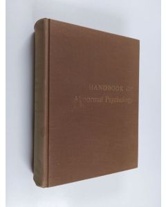 Kirjailijan Hans Jurgen Eysenck käytetty kirja Handbook of Abnormal Psychology - An Experimental Approach