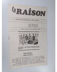 käytetty teos Le Raison, vol. 1. no. 3, juillet-aout 1979 : bulletin rationaliste de libre critique