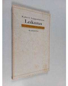 Kirjailijan Kalevi Lappalainen käytetty kirja Lakana