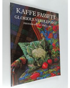 Kirjailijan Kaffe Fassett käytetty kirja Glorious needlepoint