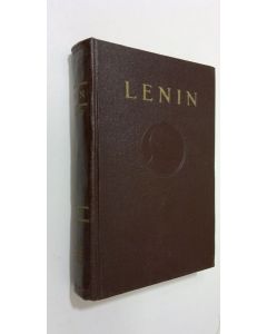 Kirjailijan V. I. Lenin käytetty kirja Teokset 12 : Tammikuu - kesäkuu 1907