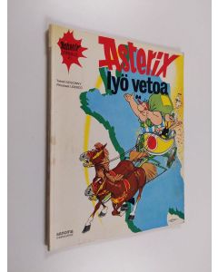 Kirjailijan Goscinny & Uderzo käytetty kirja Asterix lyö vetoa