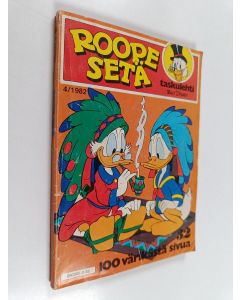 Kirjailijan Walt Disney käytetty kirja Roope-setä 4/1982