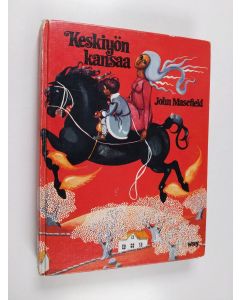 Kirjailijan John Masefield käytetty kirja Keskiyön kansaa