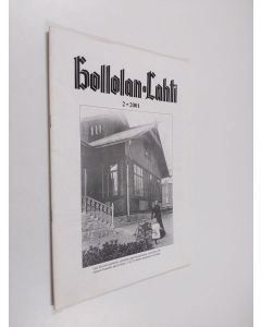 käytetty teos Hollolan Lahti 2/2001 : Lahti-seuran jäsenlehti