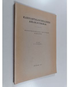 käytetty kirja Kansantaloudellinen aikakauskirja 1950 : II nide