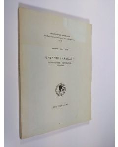 Kirjailijan Ilmari Hustich käytetty kirja Finlands skärgård : en ekonomisk-geografisk översikt