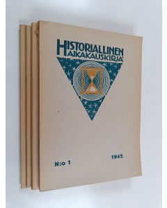 käytetty kirja Historiallinen aikakauskirja vuosikerta 1945 (1-4)