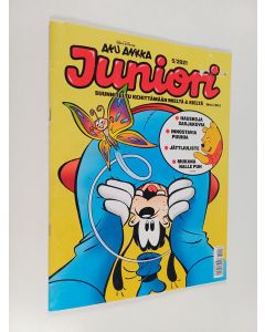 Kirjailijan Walt Disney käytetty kirja Aku Ankka juniori 5/2021