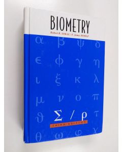 Kirjailijan Robert R. Sokal käytetty kirja Biometry : the principles and practice of statistics in biological research