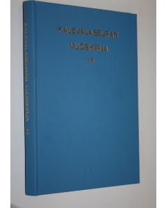 käytetty kirja Kalevalaseuran vuosikirja 17 1937