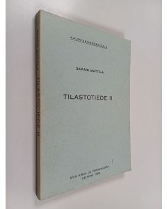Kirjailijan Sakari Mattila käytetty kirja Tilastotiede 2