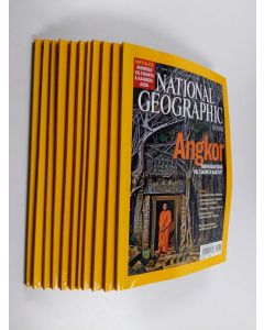 käytetty kirja National Geographic vuosikerta 2010 (2-12, nro 1 puuttuu)
